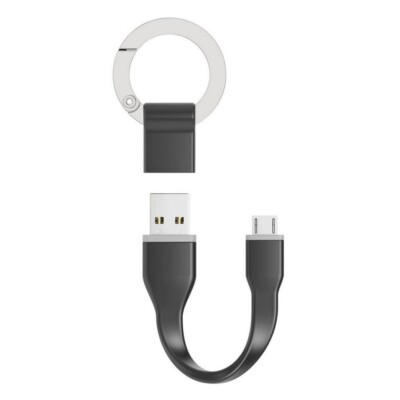 Hama Micro USB auf USB A Ladekabel, Datenkabel, Schlüsselanhänger,