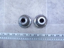 1967 Yamaha YM2C Big Bear Y514-1) left and right exhaust tail pipe nut ends set