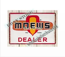 Moews dealer seed corn metal tin sign indoor outdoor reproductions