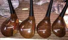 50's Macgregor 693 T Tommy Armour PERSIMMON Golf Clubs set Woods Driver 1 2 3 4
