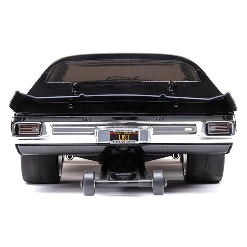 Losi LOS01023T2 1/16 1970 Chevelle 2WD Brushless Mini No Prep Drag Car RTR Black - Picture 8 of 9