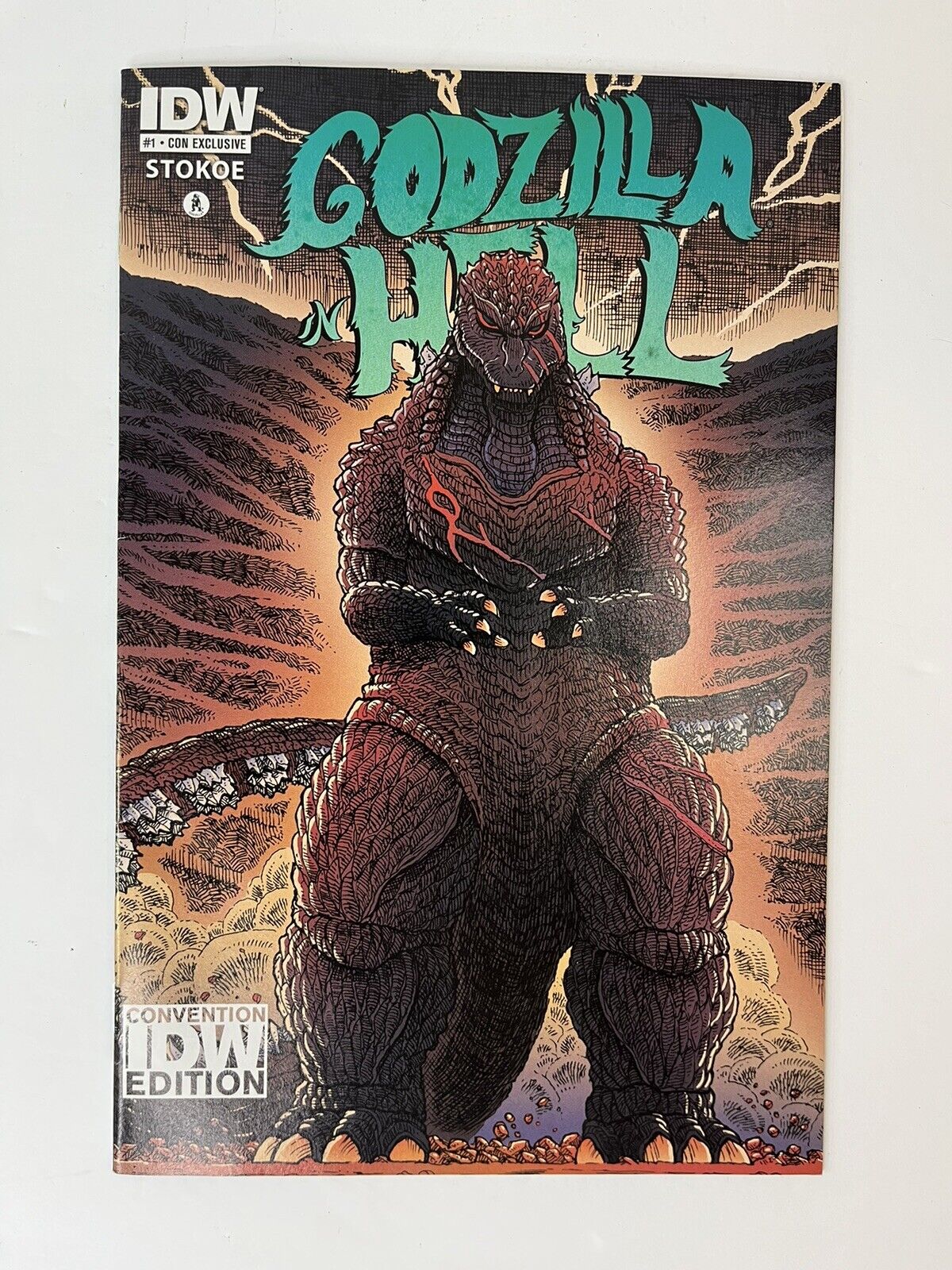 Godzilla in Hell #1 IDW Convention Exclusive Comic King of Monsters - Rare