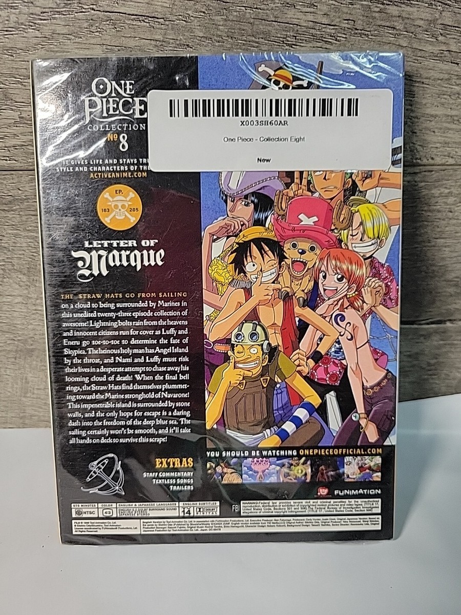 One Piece: Collection Eight (DVD) Brand New Sealed Anime Shonen