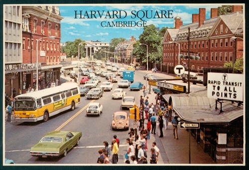 Street View Harvard Square Cambridge Massachusetts 14028-B 4'" x 6"
