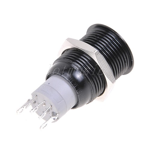 2pcs Angel Eye Black Led 16mm hole 12V MetalLatching Switch-BLUE - Picture 4 of 4