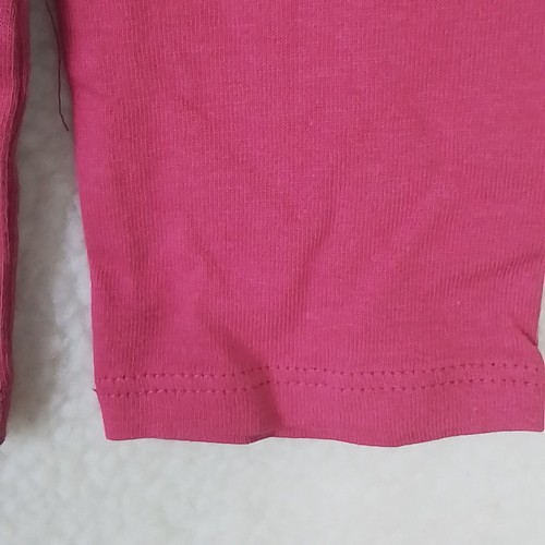 OshKosh Girls Long Sleeve T-Shirt 10 Pink Cotton Graphic Tee Crew Neck Rainbow - Picture 11 of 11