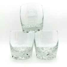 Set of 3 Crown Royal 8 Point Bottom Low Ball ...
