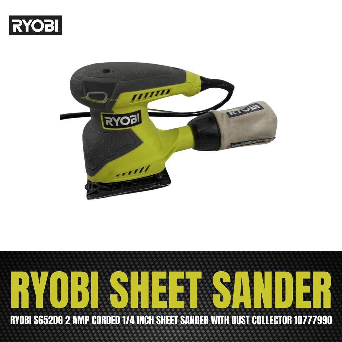 Ryobi cheap s652dg sander