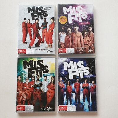 Robert Sheehan Misfits S1 E6 Misfits The Complete Series (DVD