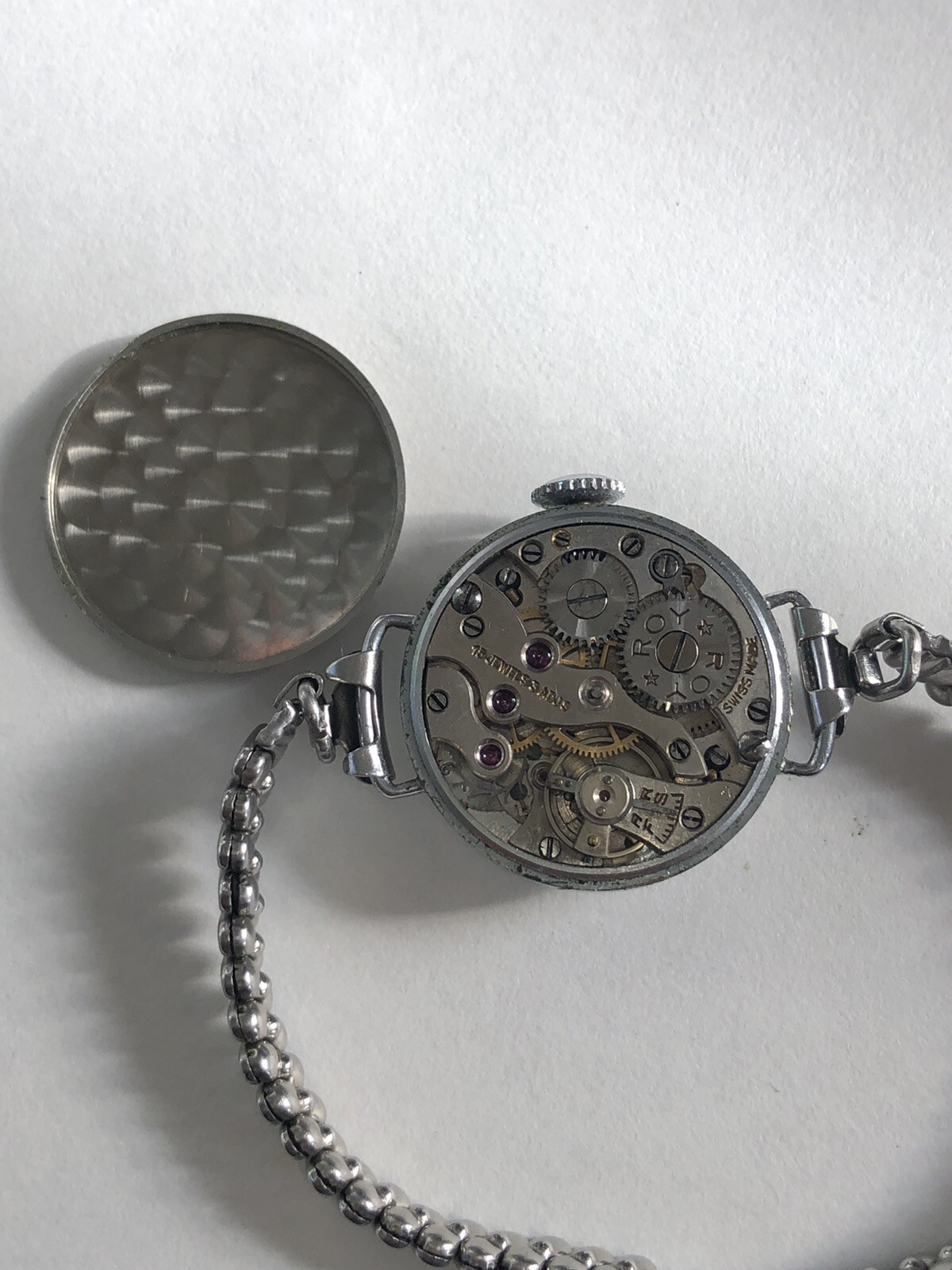 VINTAGE ROY CHRONOMETER SUB SECOND HAND WIND WATCH - image 12