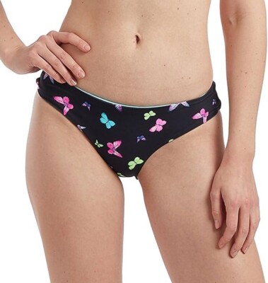 Cyn & Luca Juniors Butterfly Scoop Swim Bottoms Large Multi