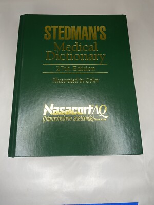 Stedman s Medical Dictionary (27th Edition) Hardcover Color Illustrated NEW