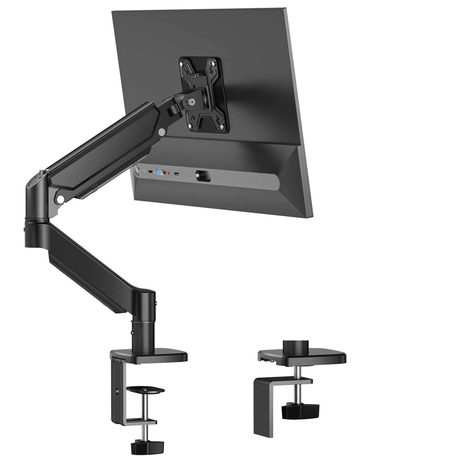 Monitor Stand for Desk-Monitor Arms for Computer Monitors with C Clamp, Gromm...