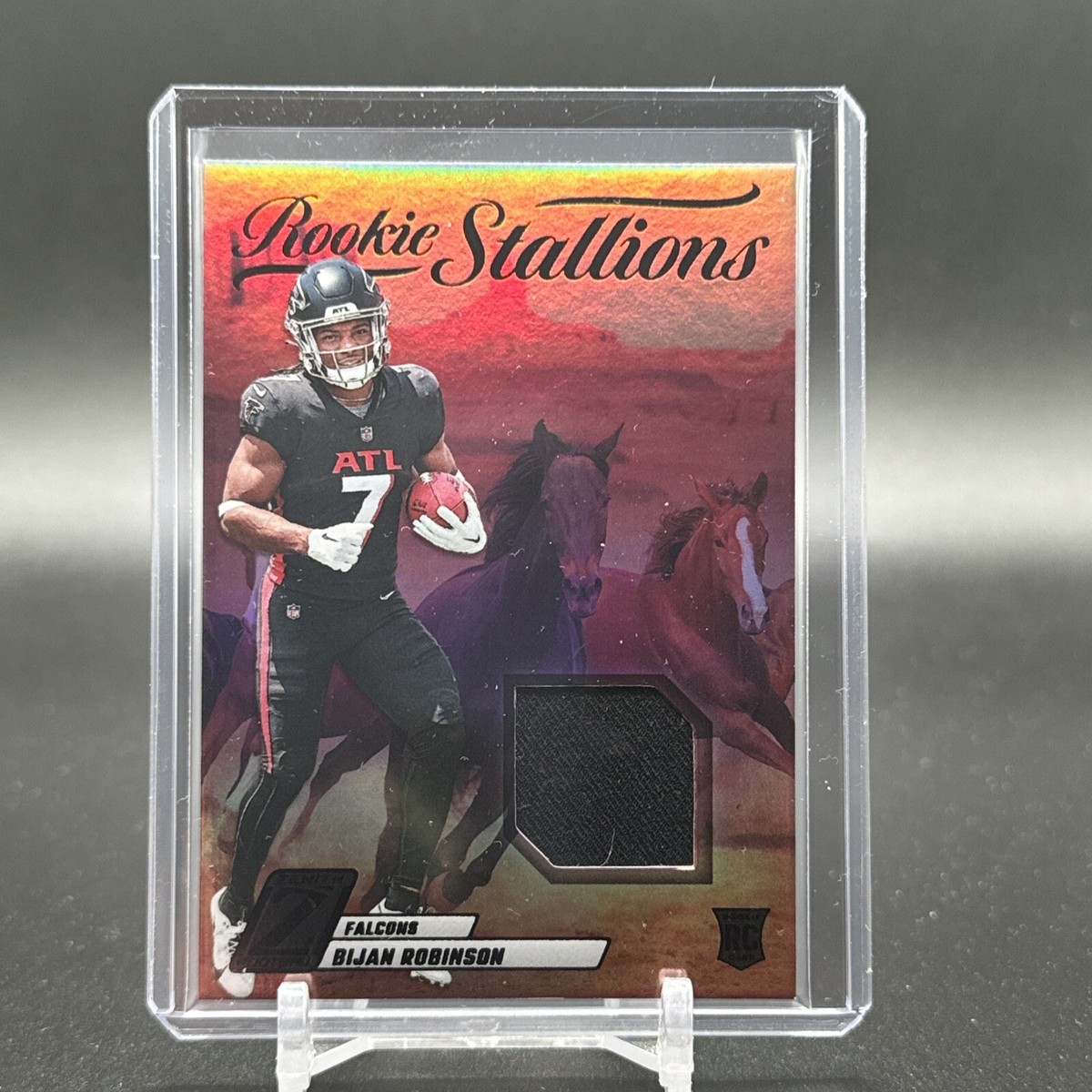 2023 Panini Zenith Bijan Robinson Rookie Stallions Relic