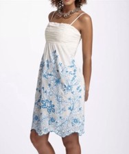 Anthropologie Vanessa Virginia Sun Dress 2 XS NO STRAPS SMALL SPOT SEE PHOTO NEW