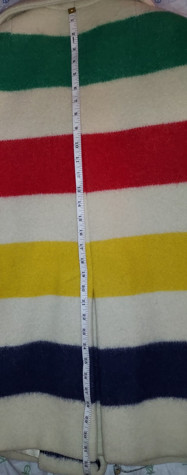 VINTAGE HUDSONS BAY BLANKET COAT 100 WOOL SIZE SMALLMEDIUM MINT