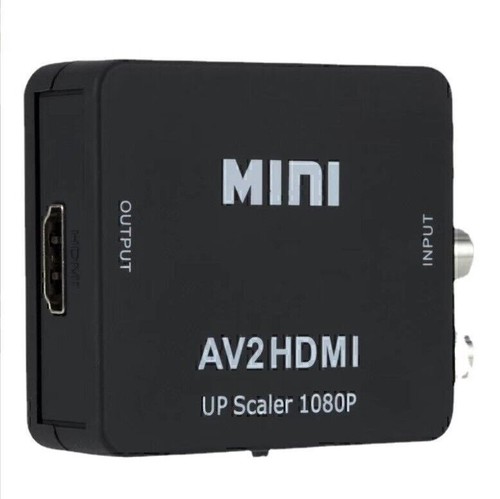 HDMI to RCA Converter Composite AV CVBS Video Adapter 720p 1080p HD Audio Cable - Afbeelding 2 van 10