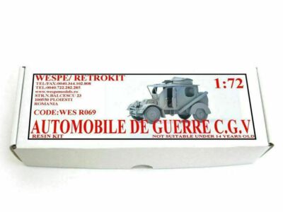 1:72 AUTOMOBILE DE GUERRE C.G.V Wespe Models- resin kit 72143