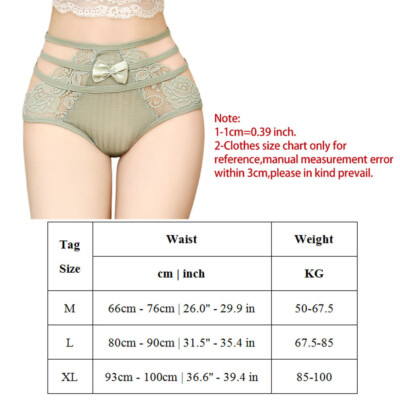 Floral Mesh Comfort Sheer Briefs Women's Underwear Lace High Waist Panties 