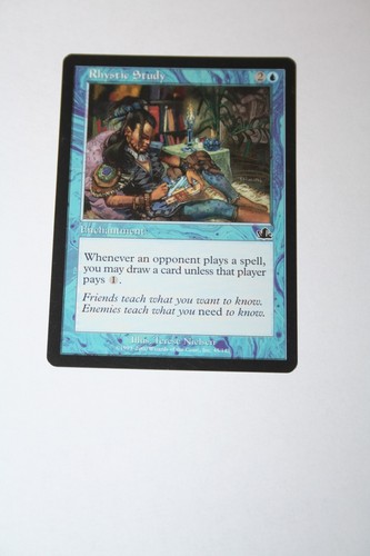 MTG Magic The Gathering Prophecy Rhystic Study NM Unplayed English! 3 of 4!