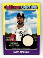 2024 Topps Heritage Eloy Jimenez Clubhouse Collection Relic White Sox