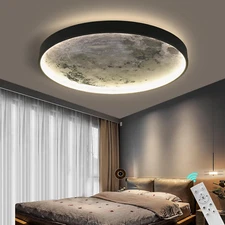 Flush Mount Led Dimmable Ceiling Light Fixture with Remote Control,23.6 "Wall Mo