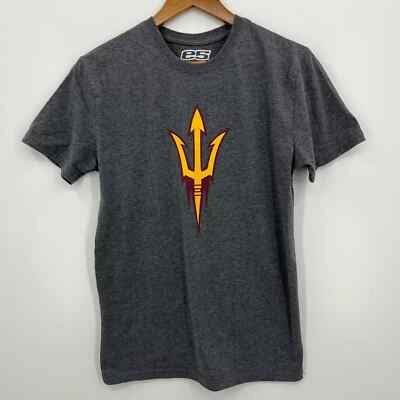 E5 T-Shirt Adult Size S Gray ASU Arizona State Sun Devils NCAA