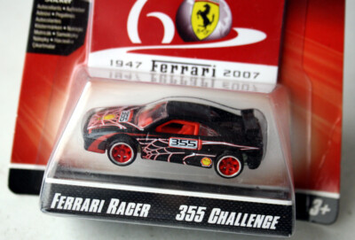 RARE 2007 HOT WHEELS 60 YEARS FERRARI RACER 355 CHALLENGE
