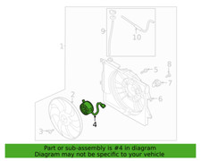 New 20-21 Fits Hyundai Venue Cooling Cooling Fan-Fan Motor 25386K2000
