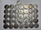 1966-1969 Kennedy Half Dollar Lot x36 40% Silver EST 5.32 Ounces Of Silver