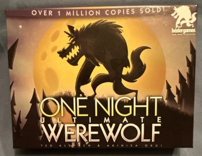 Bezier Games One Night Ultimate Werewolf Game 3-10 Players Age 14+ Werewolves