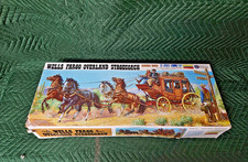 Vintage # 351 Lindberg 1:16 Scale Wells Fargo Stagecoach 2.5 Feet Model Kit Rare