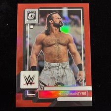 Drew McIntyre 2023 Panini Donruss Optic WWE Red Prizm Wrestling Card #d /199