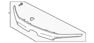 Genuine Honda Grille Molding 71150-TG7-A50