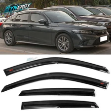 Window Visor For 22-26 Honda Civic Sedan Mugen Style Rain Shade Guard Acrylic