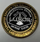 2000 Luxor Silver Gaming Token .999 Silver .6 Oz