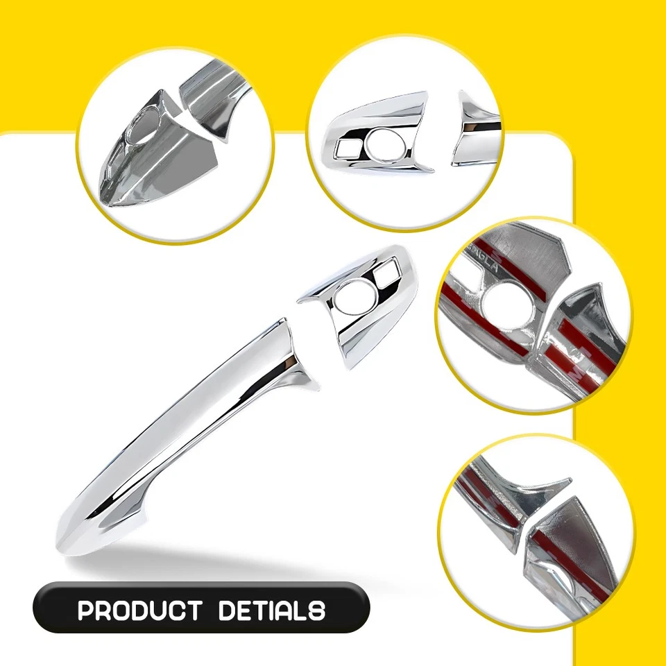 Para 2008-2013 Mercedes-Benz Classe C W204 Nova Tampa de Maçaneta Externa Cromada - Imagem 3 de 4