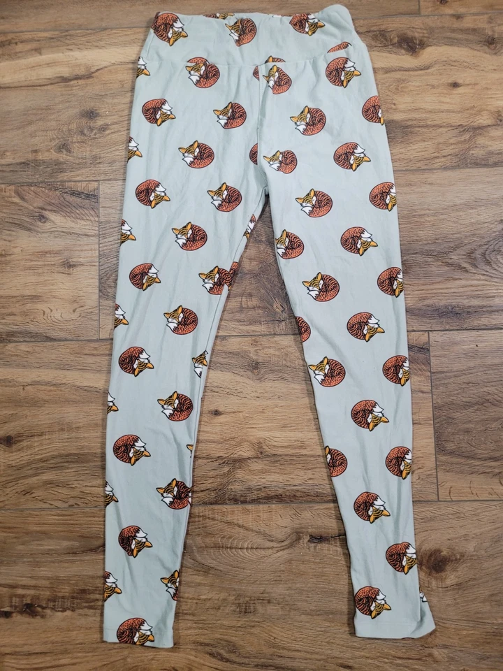 OS LuLaRoe Один Размер Леггинсы Лиса Лесная Природа Редкие! - Изображение 2 из 4
