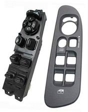 Window Master Switch and Gray Bezel Set for 2002-2008 Dodge Ram Bezel Gray