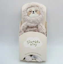 Slumber Kins Sloth Stuffie Kin Snuggler Plush Toy  NEW IN BOX Missing Book