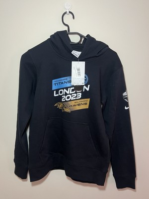 London Games NFL Hoodie Kinder Nike Titans vs. Ravens 2023 Top - Neu 10-12 Jahre