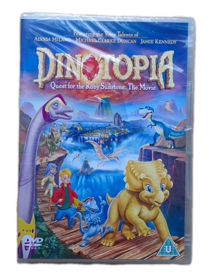 Dinotopia Quest For The Ruby Sunstone DVD Dinosaur Animated Adventure - New