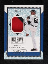 2019 Panini Chronicles Reserve Materials Crystal 9/49 Touki Toussaint 0wg1