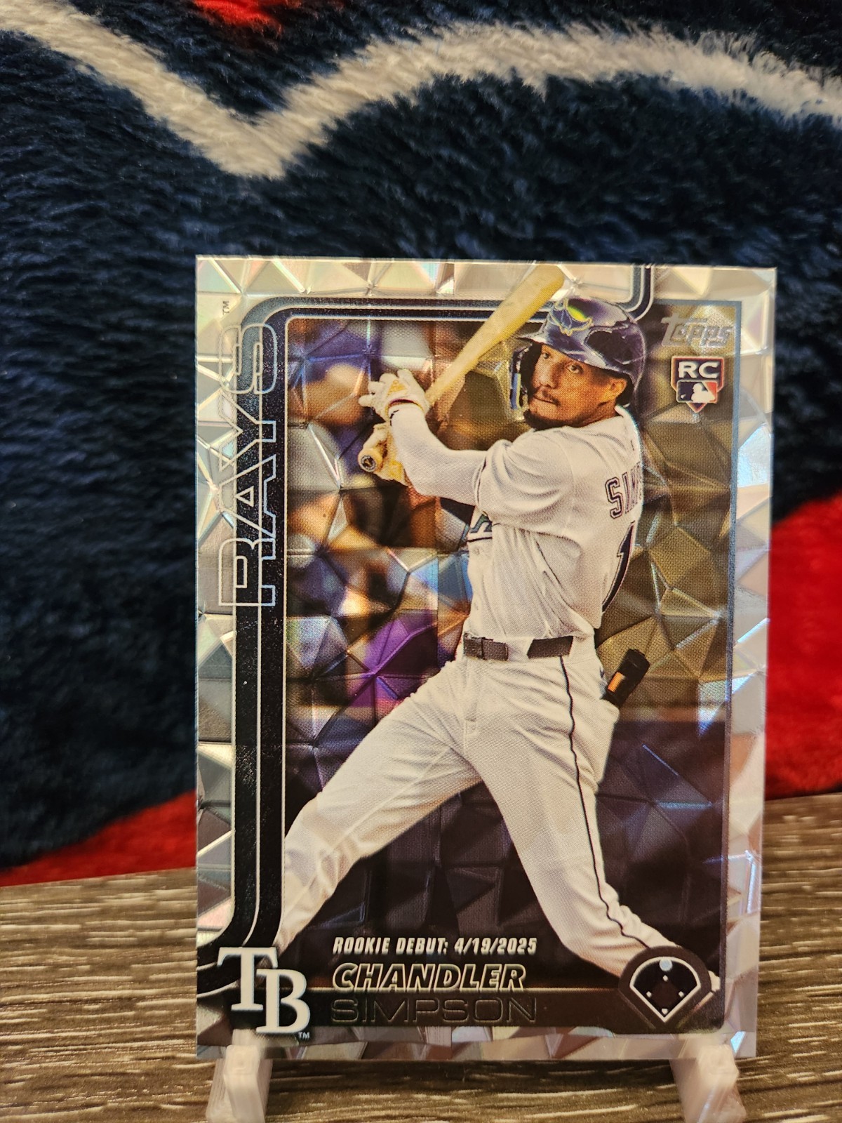 2025 Topps Update Series Chandler Simpson #US277 RC Rookie Diamante Rays
