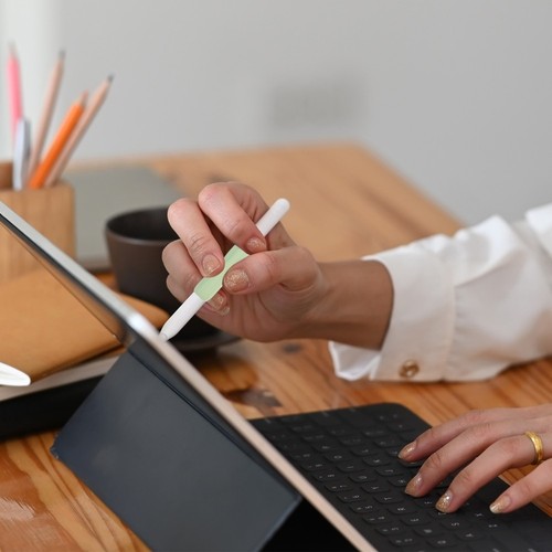 3 PCS Protective Silicone Sleeve Ergonomic Grip Holder Pencil Stylus - Zdjęcie 9 z 12