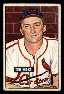 #ad 1951 Bowman #193 Ted Wilks GD VG $3.36