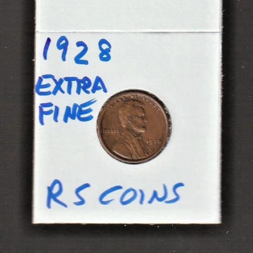 1928   XF LINCOLN  CENT ~ TOUGH to get HI GRADE **EXTRA FINE** #23Q free ship