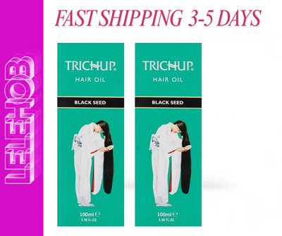  FAST SHIPPING 2X Trichup Hair Oil With Black Seed For Strong Shiny Hair 200 ml