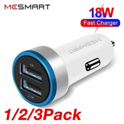 1-3 Pcs Dual USB Fast Charging Car Charger For iPhone Air/iPhone 17 Pro Max/Pro