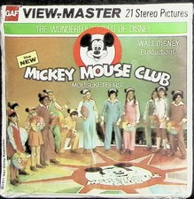 The New Mickey Mouse Club Mousketeers 3d View-Master 3 Reel Packet NEW SEALED